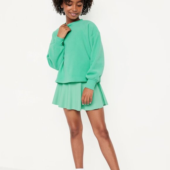 High-Waisted PowerSoft Skort for Girls - Picture 2 of 9